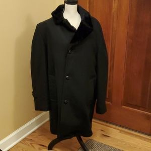 VINTAGE AMCREST SPORTSWEAR JACKET TRENCH LONG COAT MEN'S